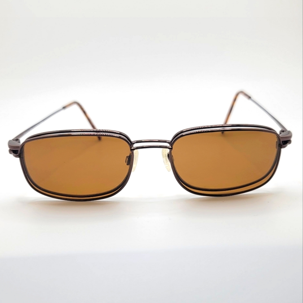 Flexon FLX 810MAG eyeglasses with sun clip
